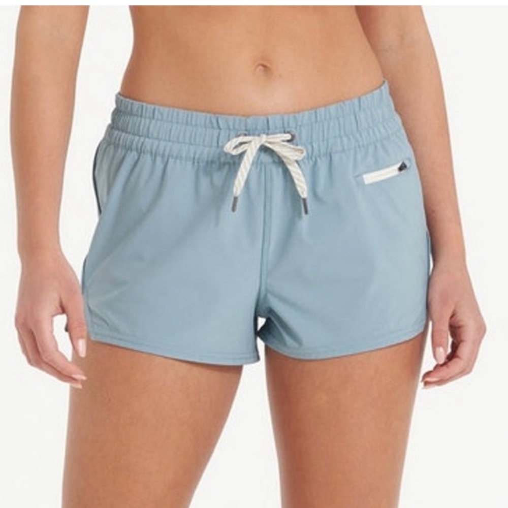 Vuori Light Blue Athletic Shorts